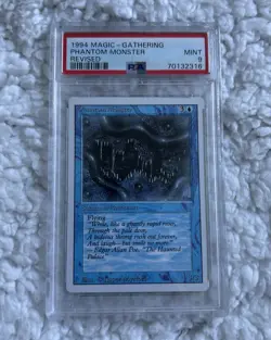 MTG Phantom Monster REVISED 1994 PSA 9 - Image 1