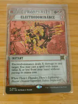 MTG Electrodominance 0023 Outlaws of Thunder Junction: Breaking News M/NM - Image 1