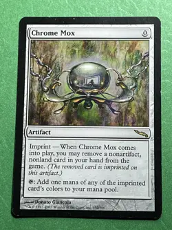 **Chrome Mox** Mirrodin, -MTG- Magic the Gathering: Moderately Played (MP) - Image 1