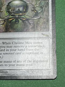 **Chrome Mox** Mirrodin, -MTG- Magic the Gathering: Moderately Played (MP) - Image 4