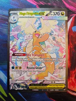 Pokemon Mega Dragonite EX SIR 290/217: Ascended Heroes Pack Fresh NM ENGLISH - Image 2