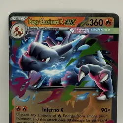 Mega Charizard X Ex 013/094 | Phantasmal Flames | RR Holo | Pokemon TCG | NM - Image 1