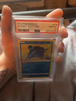 PSA 10 2022 Pokemon GO Radiant Blastoise 018/078 PSA 10 Gem Mint - Image 3