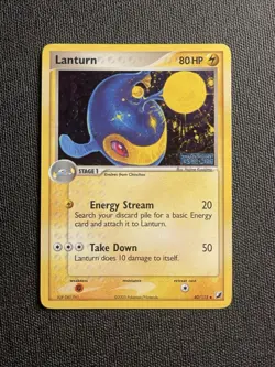 Pokemon TCG Lanturn EX Unseen Forces 40/115 Reverse Holo STAMPED - Image 1