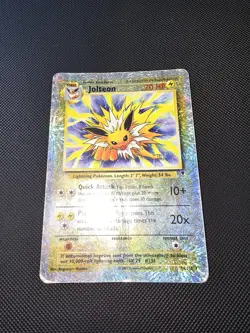 Pokemon Jolteon Holo Rare Legendary Collection 14/110 Reverse Holo Damaged - Image 2
