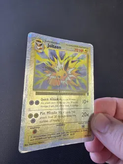 Pokemon Jolteon Holo Rare Legendary Collection 14/110 Reverse Holo Damaged - Image 3