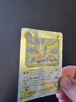 Pokemon Jolteon Holo Rare Legendary Collection 14/110 Reverse Holo Damaged - Image 4