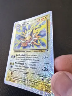 Pokemon Jolteon Holo Rare Legendary Collection 14/110 Reverse Holo Damaged - Image 5