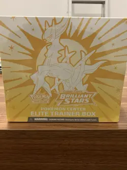 Pokemon TCG Sword & Shield Brilliant Stars Pokemon Center Elite Trainer Box - Image 1