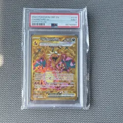Pokemon TCG Charizard ex Obsidian Flames 228/197 Hyper Rare Holo PSA 9 - Image 1