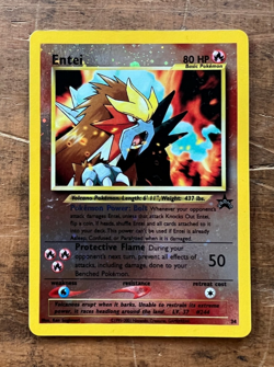 Entei Pokemon #34 Black Star Movie Promotional Card, New in Package, Sealed! - Image 1