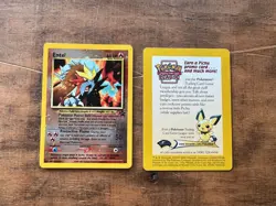 Entei Pokemon #34 Black Star Movie Promotional Card, New in Package, Sealed! - Image 3