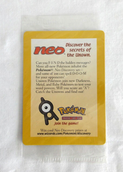 Entei Pokemon #34 Black Star Movie Promotional Card, New in Package, Sealed! - Image 4