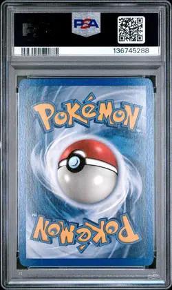 2003 POKEMON SKYRIDGE #26 POLIWRATH-REVERSE FOIL PSA 8 - Image 2