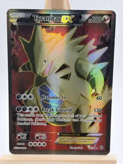 Pokemon Tyranitar EX Full Art Ultra Rare Holo 91/98 XY Ancient Origins 180 HP - Image 1