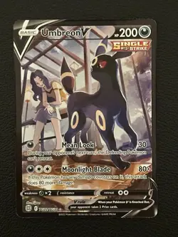2022 Pokemon Umbreon V TG22/TG30 Brilliant Stars #TG22 - Image 1