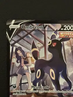 2022 Pokemon Umbreon V TG22/TG30 Brilliant Stars #TG22 - Image 2
