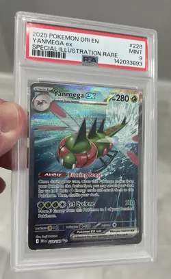 Pokemon Destined Rivals Yanmega ex 228/182 Special Illustration Rare PSA 9 MINT - Image 4