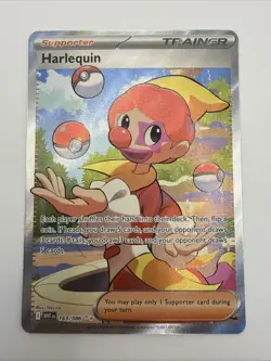 Pokemon Harlequin #163/086 English White Flare Ultra Rare - Image 1