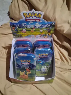 Pokemon TCG Ascended Heroes Mini Tin DISPLAY Sealed 5 X SEALED 5 Lot - Image 1