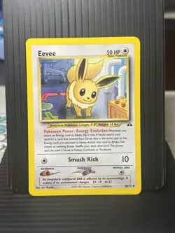 Eevee 38/75 Neo Discovery Uncommon Regular 50 HP Unlimited Pokemon TCG - Image 1