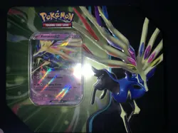 Pokemon - Azure Legends Tin - Xerneas ex Factory Sealed 5 Boosters & Promo - Image 1