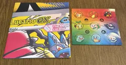 Pokemon Ascended Heroes Mega Lucario Ex Poster 39 X 27 & Sticker Collection - Image 1