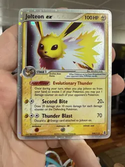Jolteon Ex 109/113 - Pokemon TCG Delta Species Ultra Rare LP - Image 1