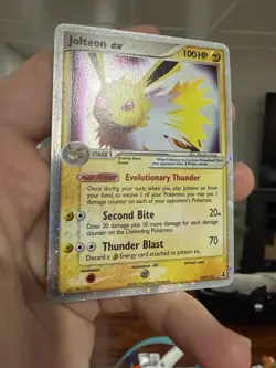 Jolteon Ex 109/113 - Pokemon TCG Delta Species Ultra Rare LP - Image 3