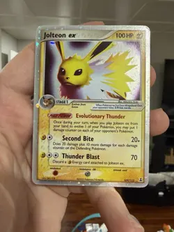Jolteon Ex 109/113 - Pokemon TCG Delta Species Ultra Rare LP - Image 4