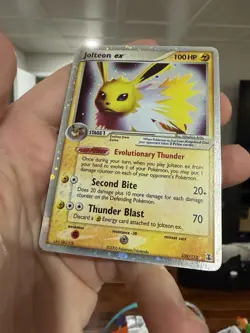 Jolteon Ex 109/113 - Pokemon TCG Delta Species Ultra Rare LP - Image 5