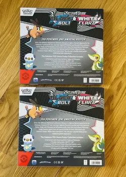 Pokemon Black Bolt & White Flare Unova Poster Collection 2x Lot - Image 2