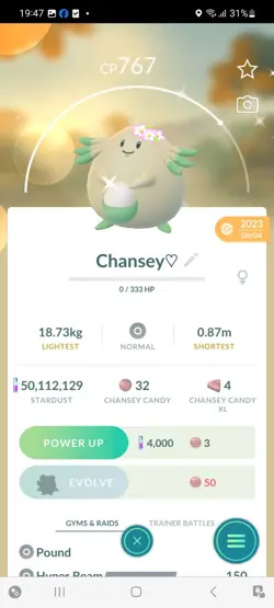 Pokemon Go Shiny Chansey Flower Crown - Image 1