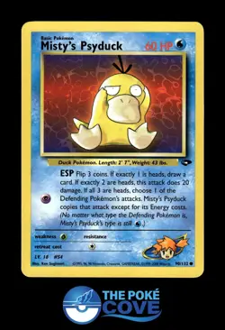 Misty's Psyduck 90/132 | Gym Challenge Unlimited | Pokemon Common | NM-VLP - Image 1