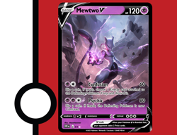 Mewtwo V Full Art Custom Pokemon Tcg - Image 4