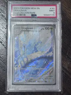 Pokemon TCG Dragonair Scarlet & Violet 151 Illustration Rare Holo Psa 9 - Image 1