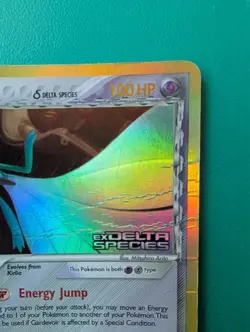 2005 Pokemon EX Delta Species Gardevoir #6/113 Holo Stamped HP/DMG - Image 3