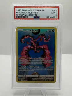 Pokemon TCG PSA 9 Galarian Moltres SWSH284 SWSH: Sword & Shield Promo - Image 1