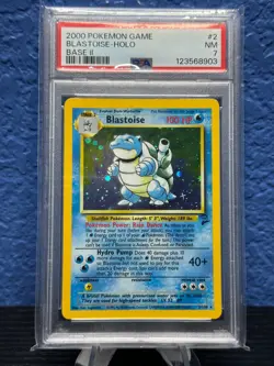 BLASTOISE HOLO BASE SET 2 II PSA 7 2000 POKEMON GAME #2 NEAR MINT - Image 1