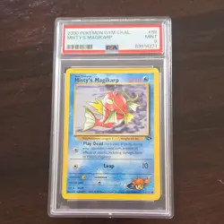 Pokemon Nintendo 2000 Misty's Magikarp #88 Gym Challenge PSA 9 English - Image 1