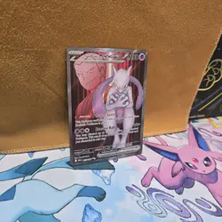 Pokemon Team Rockets Mewtwo EX 213/182 Full Art Destined Rivals English MINTY - Image 2
