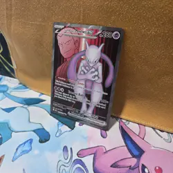 Pokemon Team Rockets Mewtwo EX 213/182 Full Art Destined Rivals English MINTY - Image 3