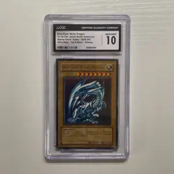 Yu-GI-Oh! - CGC 10 / PSA 10 1st Edition SDK-001 Blue Eyes White Dragon - N/A - Image 1