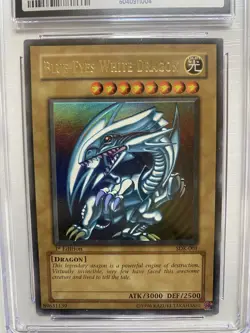Yu-GI-Oh! - CGC 10 / PSA 10 1st Edition SDK-001 Blue Eyes White Dragon - N/A - Image 3