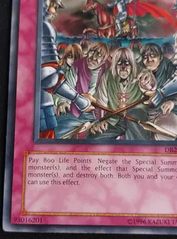 Yugioh Royal Oppression DB2-EN200 Rare lp - Image 3