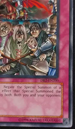 Yugioh Royal Oppression DB2-EN200 Rare lp - Image 4