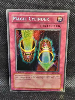 Yugioh Magic Cylinder LON-104 1st Edition HP Conditon - Image 1
