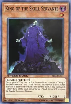 King Of The Skull Servants SBLS-EN031 1st Edition Super Rare VLP - Image 1