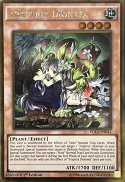 Traptrix Dionaea PGL2-EN041 1st Edition Gold Rare LP - Image 1