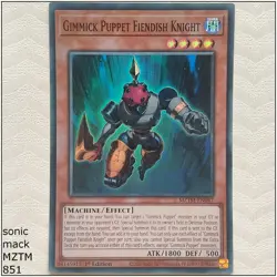 Gimmick Puppet Fiendish Knight - MZTM-EN047- Super Rare 1st Edition Yugioh - Image 1
